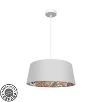fabrilamp lampara de techo colgante 50d tunez 1xe27 blancoblanco-estampado