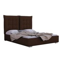 cama florence 104 doble marron tapiz 195x214x128cm