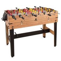 colorbaby - mesa multijuegos 3 en 1 con futbolin hockey de aire y billar de madera 107x58x88 cm