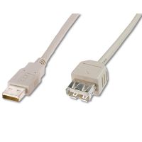 digitus cable extensor usb 20 18m beige