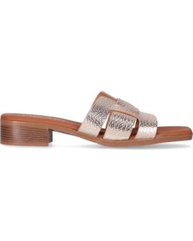 de CHIKA10 SANDALIAS PALA CHIKA10 ST FIORE 5600 ORO PLATINO CON TIRA ANCHA TRENZADA PLATINO-LG GOLD