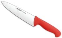 cuchillo cocinero de acero inoxidable nitrum de 200 mm mango rojo