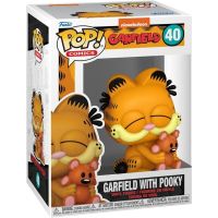 figura funko pop garfield con pooky vinilo coleccionable