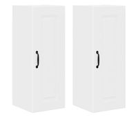 armario de cocina de pared - mueble cocina con estante 2 pcs 30 x 31 x 80 cm