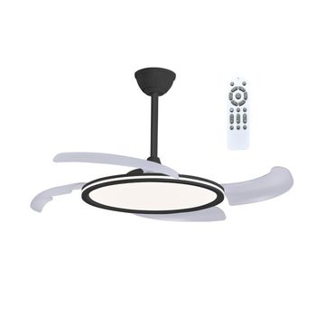 Ventilador led con aspas retráctiles key ii cct dim (43w)