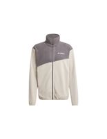 polar de montana adidas terrex multi full zip fleece hombre beige