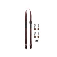 correa peak design leash cuero purpura para camaras