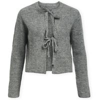 object chaqueta de punto noos parvi cardigan - medium grey melange para mujer