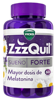 zzzquil sueno forte mayor dosis de melatonina 60 gummies