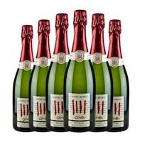 capita vidal quatre barres brut nature cava joven 75 cl 12 vol pack de 6 unidades