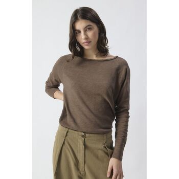 American Vintage Camiseta manga larga Sonoma Wide Neck para mujer