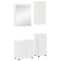 juego de muebles de bano tulum 4 uds 60 x 34 x 63 cm vidaxl