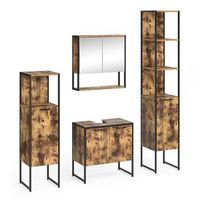 conjunto de muebles de bano fyrk 4 piezas vicco