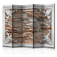 biombo - brick in the frame brown ii 225x172 cm