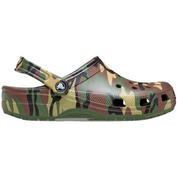 Crocs Zuecos Sabots Classic Camouflage vert flottants para hombre