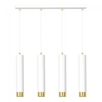 regleta colgante mura blancooro 4 luces