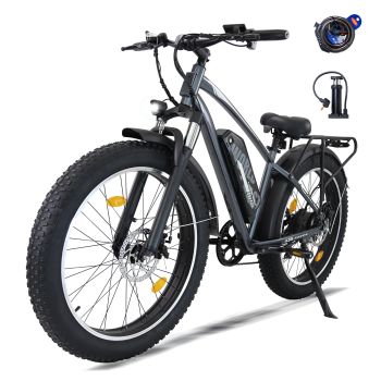 [EU DIRECT] Bicicleta eléctrica A35 48V 13Ah 250W Velocidad máxima 25 km/h Llanta 26 pulgadas Neumático gordo 45-65 km d