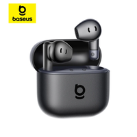 baseus bass bs2 lite auriculares inalambricos verdaderos bluetooth 60 auriculares semiintrauditivos 2 microfonos ai enc 40h tiempo de reproduccion ip55 superbass auriculares