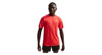 camiseta de manga corta nike stride roja para hombre