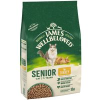 james wellbeloved senior 7 cat - turkey - 10kg