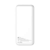 leotec powerbank 20000mah 225w pd20w carga rapida blanco 1 salida usb-c  2 salidas usb-a incluye cable usb-a a usb-c de 225w