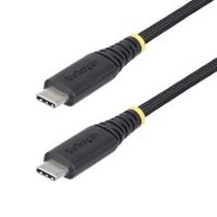 startechcom cable de carga usb-c de 2m - cable cargador usb tipo c - pd epr 240w 5a - durable y ultra flexible - cable cargador usb 20 de servicio pesado - certificado usb-if