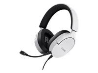 auriculares gaming - trust gxt 489w fayzo circumaurales con cable multiplataforma microfono jack 35mm blanco