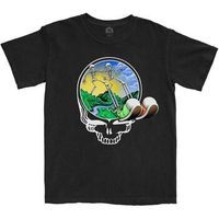 grateful dead tops y camisetas skeles stepping para mujer