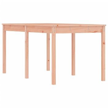 Mesa De Jardín | Mesa De Exterior Madera Maciza Douglas 159,5x82,5x76 Cm
