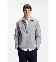 boss para hombre 50565637 chaqueta lutti gris xxl casual algodon