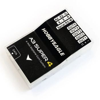 Controlador de Vuelo HobbyEagle A3 Super 4 de 6 ejes con giroscopio y equilibrador de estabilización para avión RC de al