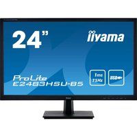 iiyama prolite e2483hsu-b5 full hd 24r lcd monitor - black black