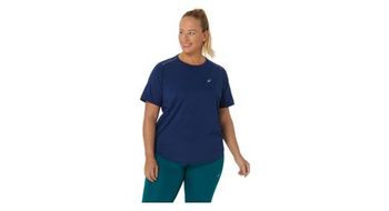 Maillot de manga corta  strong asics road  strong  azul para mujer