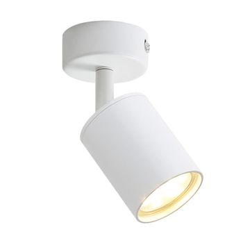 Impulse - foco de techo de metal, color blanco, 6 cm, gu10
