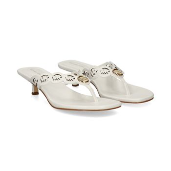 Michael Kors Sandalias Con Tacón Mujer - Blanco Talla 7.5