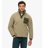 superdry para hombre m2014283a polar fuji popper beige s casual poliester reciclado sostenible