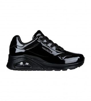 Skechers para mujer. 177142 Zapatillas UNO Street negro (38), 1 a 3cm, Cordones, Casual