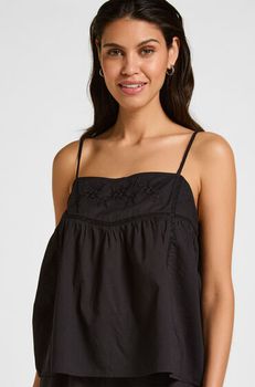 Hunkemöller Camisola de Pijama Negro