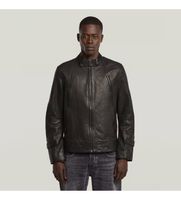 g-star para hombre d27137-b508-6484 chaqueta biker de piel negro s casual