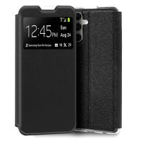 cool funda flip cover liso negra para samsung a546 galaxy a54 5g