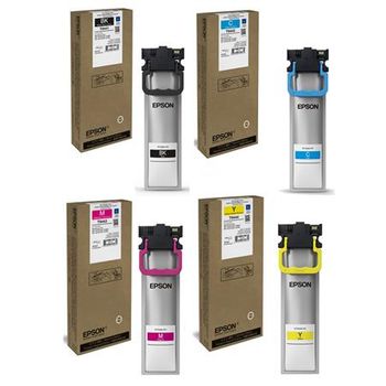 Original Multipack Epson WorkForce Pro WF-C5710DWF Printer Ink Cartridges (4 Pack) -C13T944140