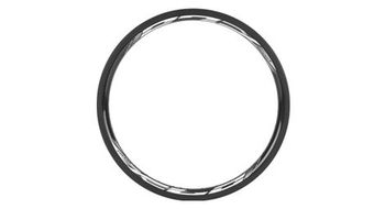Exceso de llanta trasera de carbono xlc 507x30 mm 36 agujeros negro