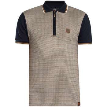 Trojan Polo Polo con panel de cremallera y pata de gallo mini para hombre