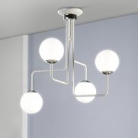 plafon de techo moteo blanco-cromo 4 luces