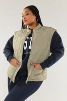 yours chaleco beige acolchado mujer curvy y tallas grandes yours