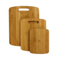 juego de 3 tablas de cortar de bambu natural 24 x 20 x 15 cm