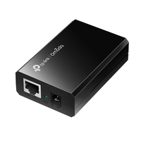 poe injector tp-link poe150s pasa datos y alimentacion por el mismo cable hasta 100 metros plug and