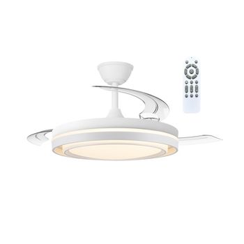 Ventilador led aspas retráctiles nassot cct dim (48w)
