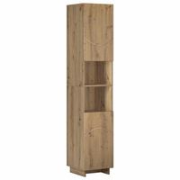 armario de bano roble artisan 365 x 38 x 180 cm vidaxl