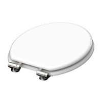 asiento de inodoro white nucleo de madera schutte